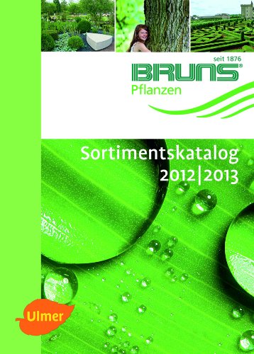 BRUNS Sortimentskatalog Gehölze 2012/2013: Herausgegeben von der Baumschule Bruns